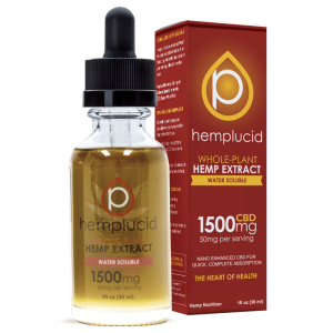 Hemplucid Tincture Water Soluble (250mg -1500mg)